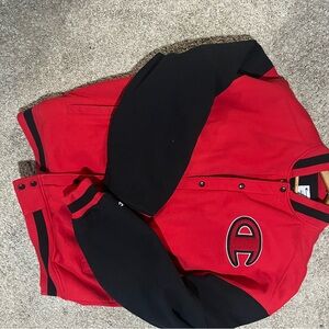 Champion Red and Black Quilted Jacket